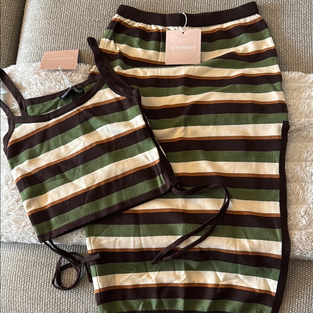 Kittenish two piece set